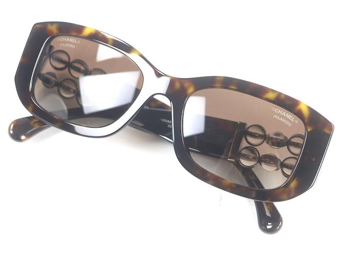 Chanel COCO Mark Sunglasses Brown