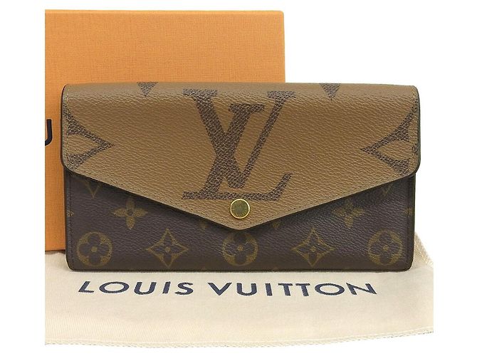 Cartera Sarah Monogram Louis Vuitton Castaño