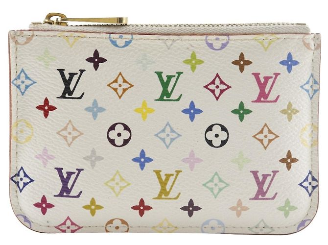 Pochete Cree Porta Moedas Louis Vuitton Branco Multicor