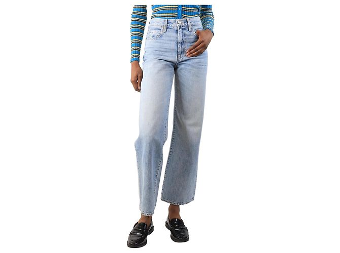 Autre Marque Blue bleached jeans - size UK 6