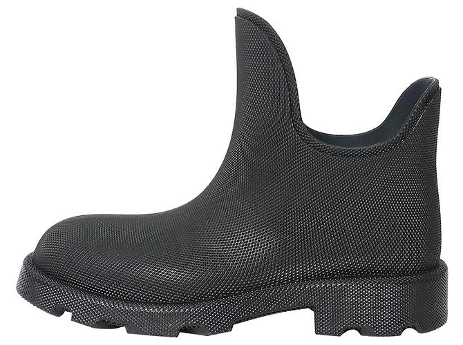 Burberry Black rubber ankle boots - size EU 42 (UK 9)
