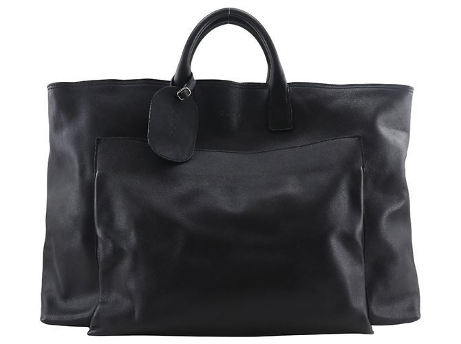 Bolsa Boston em couro de bezerro preto Gucci
