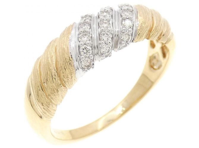 Autre Marque Anello G.STAVB Au750 Diamond D'oro