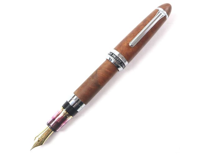 Autre Marque Sailor PROFIT Plot 30th Anniversary Briar Fountain Pen Brown Silvery