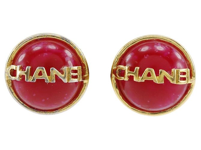 Orecchini Chanel Rosso 