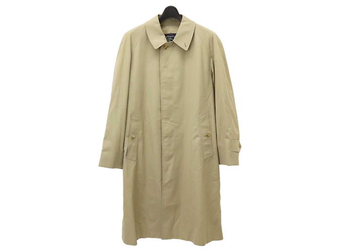 Burberry Polyester-Baumwoll-Langmantel Beige