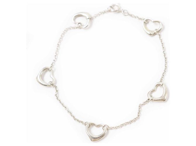 Tiffany & Co Tiffany&Co. Open Heart 5P Silberarmband