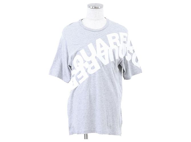 Autre Marque Camiseta de mezcla de algodón DSQUARED2 Gris