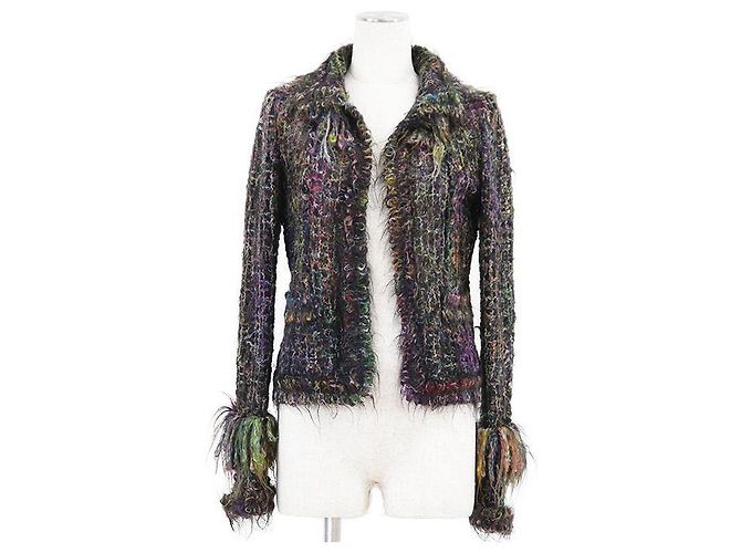 Giacca in misto mohair Chanel 03A P22059 Multicolore