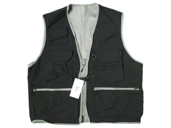 Autre Marque 2WAY Utility Weste Acy aus Nylon Schwarz