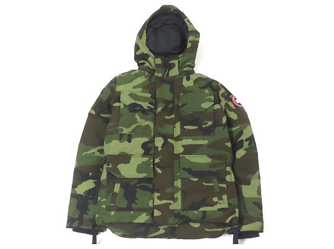 Autre Marque Canada Goose MAITLAND PARKA Veste en polyester et coton avec duvet Vert