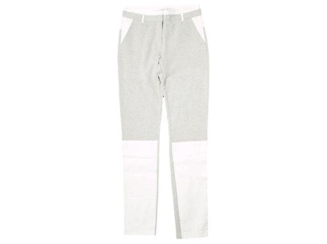 Autre Marque Kombination Slim Hose aus Baumwolle Polyester von ALEXANDER WANG Grau