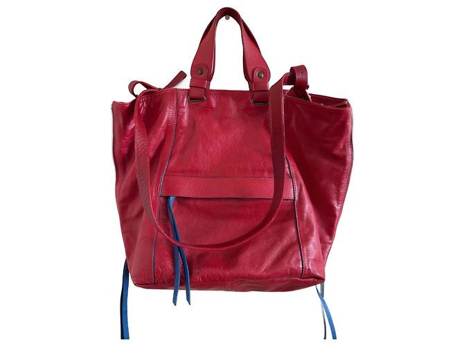 Sac à main Gerard Darel en cuir rouge