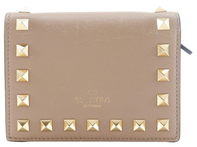 Cartera Small Rockstud Valentino Garavani Beige