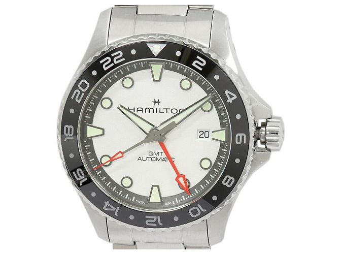 Autre Marque Hamilton Khaki Navy Scuba Automatik Edelstahl Silber