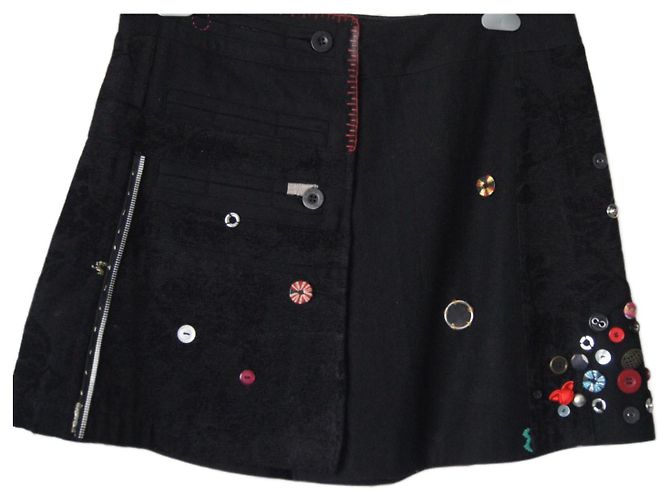 Gonna nera Desigual Nero