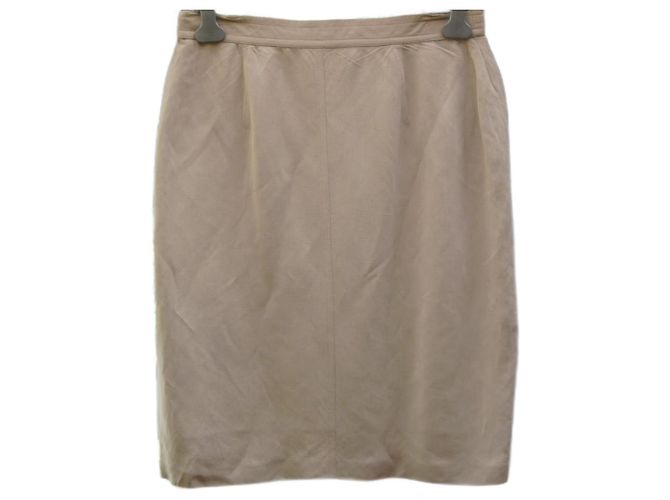 Falda beige Louis Féraud