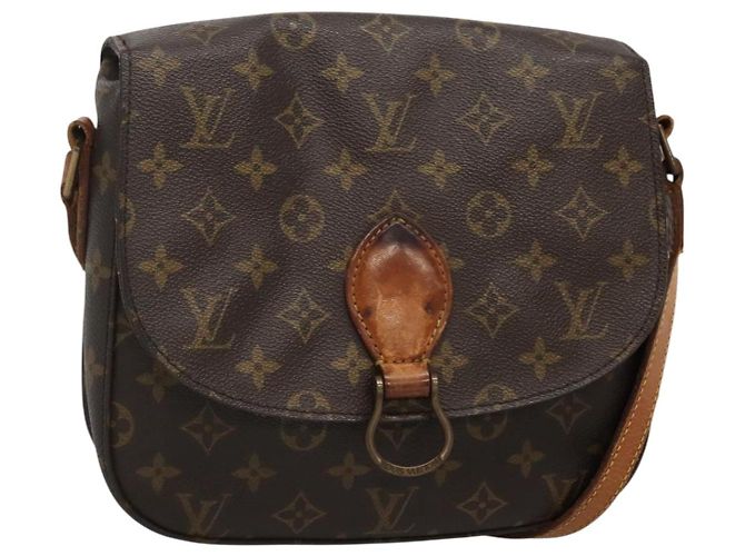 LOUIS VUITTON Bolsa de Ombro Monogram Saint Cloud GM M51242 LV Auth 140025 Monograma