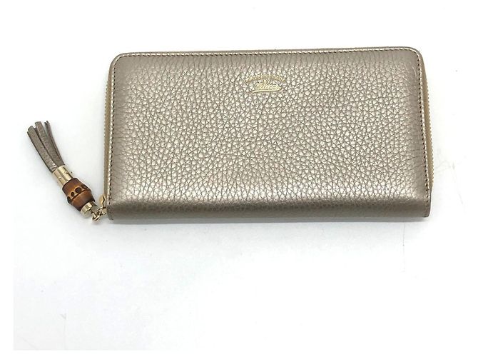 Gucci Bamboo Continental Wallet Golden