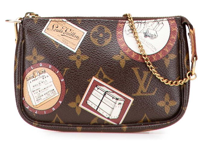 Mini Pochette Accessoires Monogramma Marrone Louis Vuitton