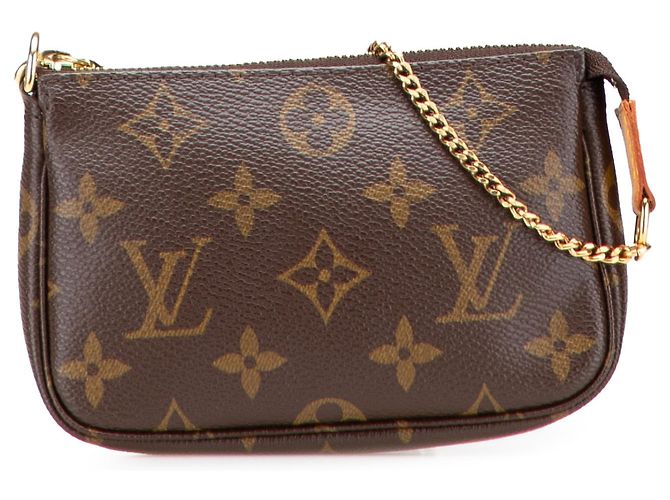 Mini Pochette Accessoires Monogramma Marrone Louis Vuitton