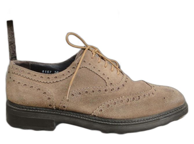 Derbies Santoni Marrone Chiaro Camoscio 