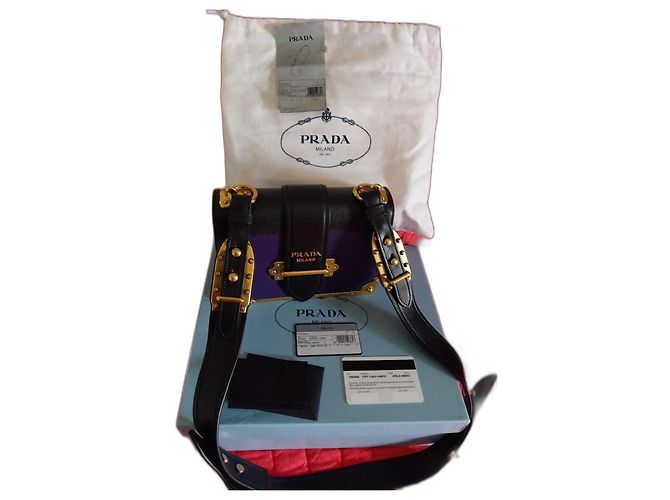 Autre Marque Borsa Notebook Prada in pelle viola Porpora