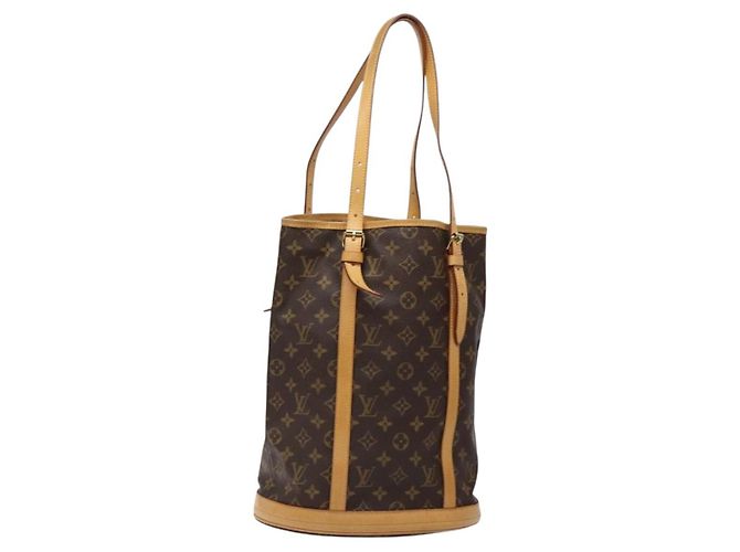 LOUIS VUITTON Monogram Bucket GM Schultertasche M42236 LV Auth th6298 Monogramm