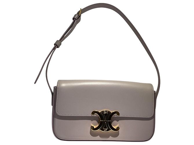 Céline Claude Handtasche Leder Lavendel