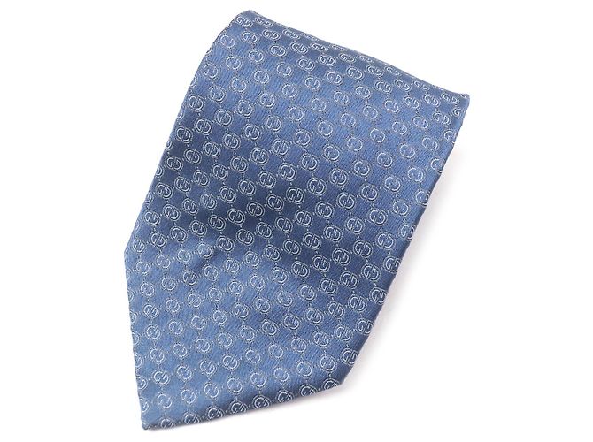 Gucci Silk Tie Blue Light blue