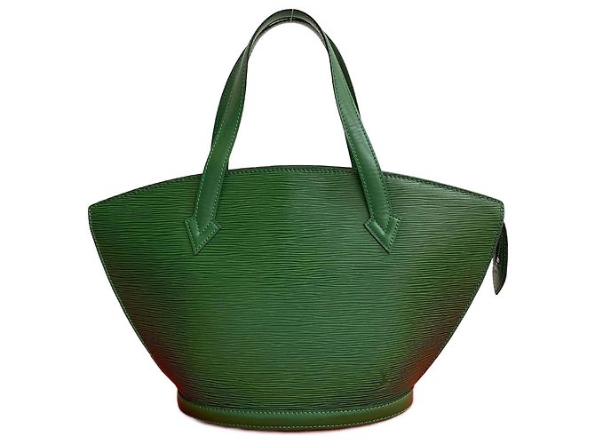 Louis Vuitton Saint Jacques Epi Leather Handbag Green