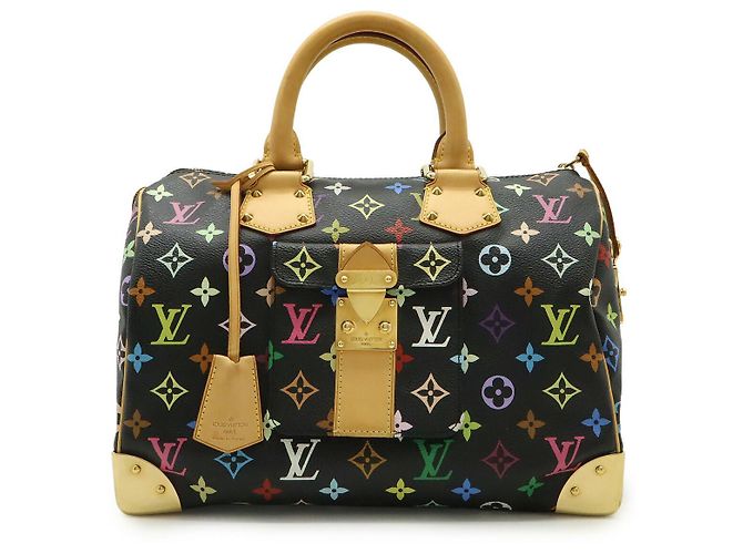 Sac à main Louis Vuitton Speedy30 Monogram Noir
