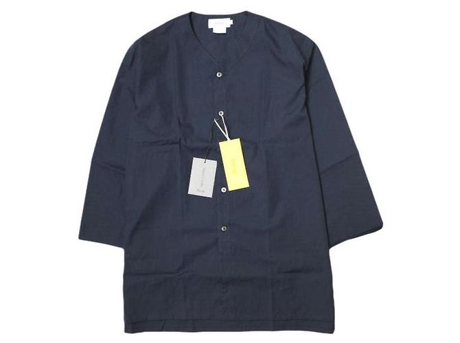 Autre Marque Camicia GIZA POPLIN Riprap B.P.D Blu Blu navy