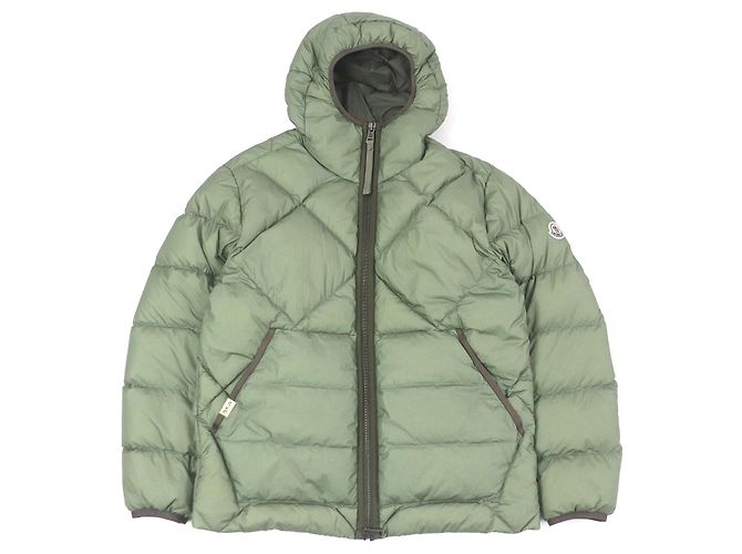 Giacca in nylon imbottita Moncler Reynaud Verde