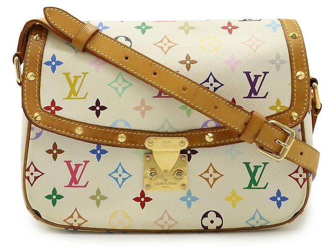 Louis Vuitton Sologne Monogram Multicolor Schultertasche Weiß