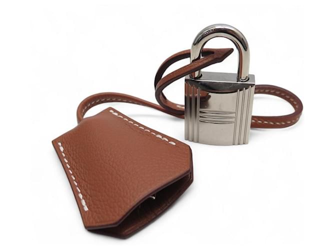 Hermès NEW ZIPPER WITH BELL HERMES BIRKIN HIGH WITH STRAP GRAINED LEATHER GM LOCK Brown 