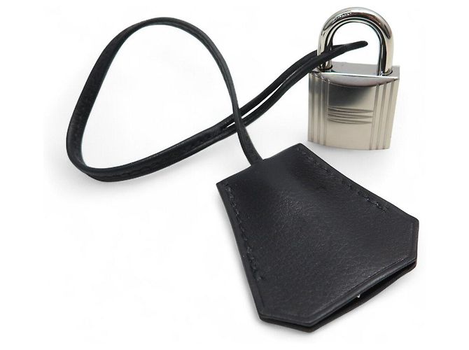 Hermès NEW ZIPPER WITH BELL HERMES BIRKIN HIGH WITH BLACK LEATHER STRAP LOCK