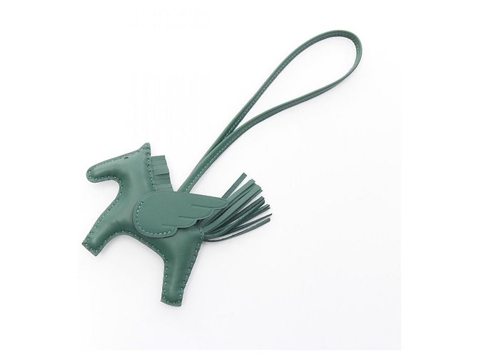 Charm de bezerro Pegasus Rodeo da Hermès Verde