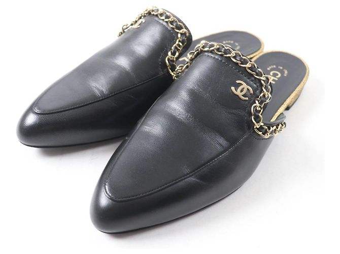 COCO Mark Leder Mule Chanel 19A G34926 Schwarz