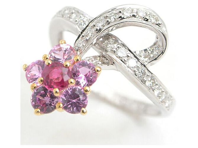 Autre Marque Anello Ponte Vecchio Fiore Au750 D'oro