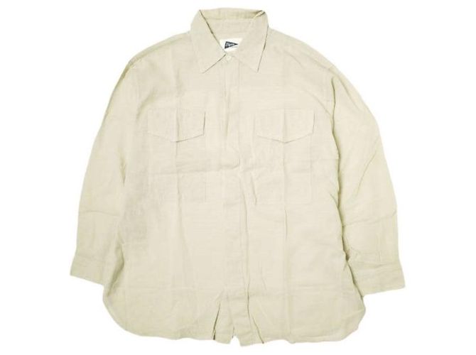 Autre Marque Camicia in cotone trasparente Celeste di Pilgrim Surf+Supply Beige