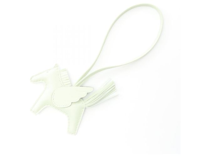 Hermès Hermes Rodeo Pegasus Annon Milo Leather Charm Green