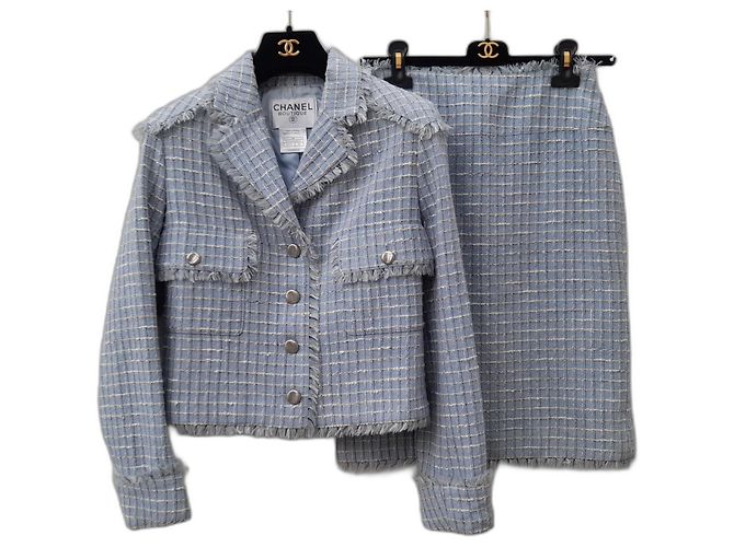 Chanel Completo con Gonna Blu
