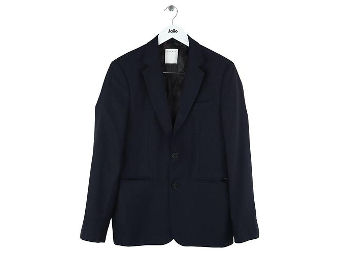 Sandro Chaqueta de lana azul