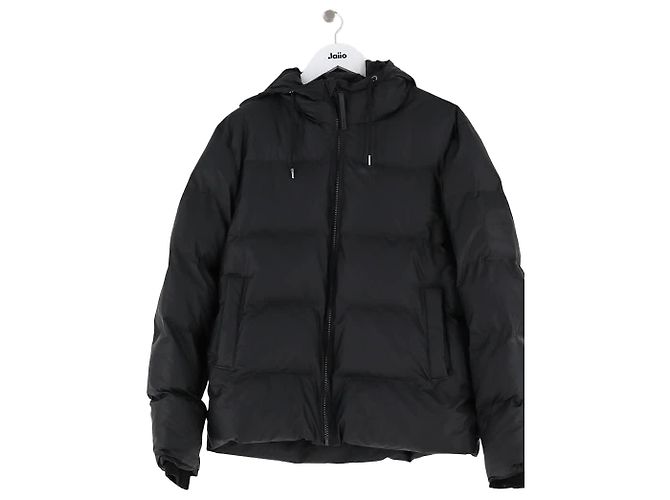 Rains Black down jacket