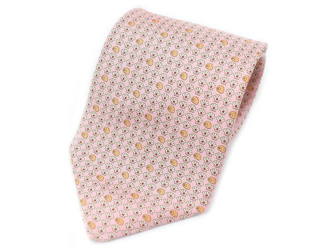 Salvatore Ferragamo Silk Tie Pink