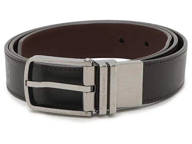 Louis Vuitton Damier Infini Belt Brown Cloth  ref.2483416