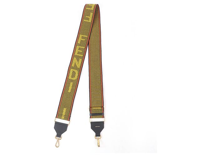 Fendi Strap vous Sangle en Cuir pour Épaule Multicolore