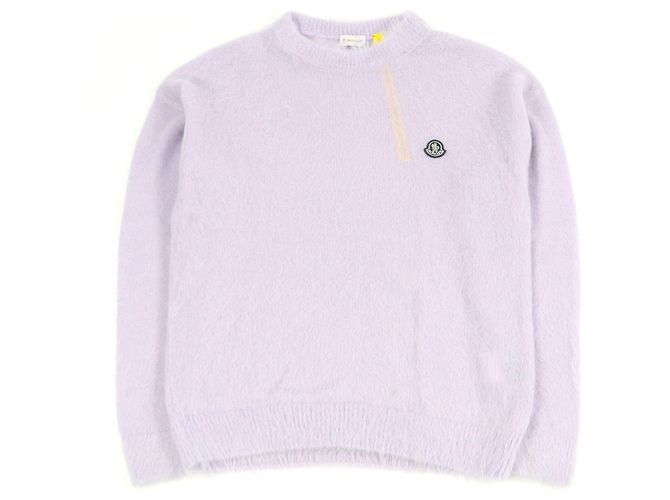 Moncler Genius 7 Fragment GIROCOLLO TRICOT Tejido Púrpura