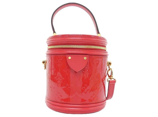 Borsa Louis Vuitton Vernis Cannes PM Rosso
